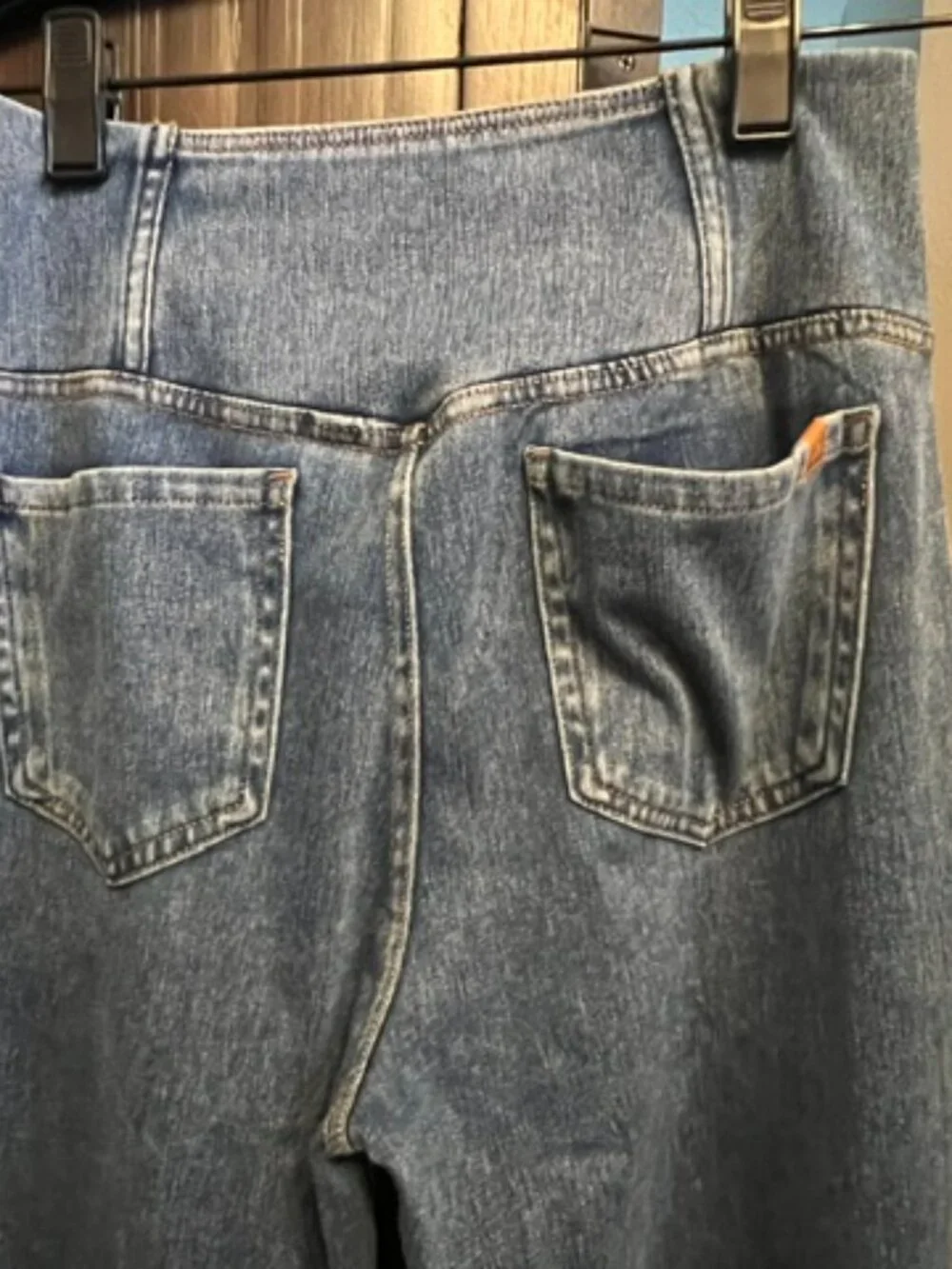 NWT Halara Flex Denim Bootcut Jeans Tummy Control Stretch Medium - Picture 4 of 7